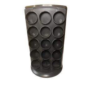 Breville BKC100 K-Cup Carousel‎ Coffee Rack Tower Black Plastic-Stainless